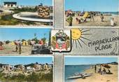 34 Herault / CPSM FRANCE 34 "Marseillan plage"