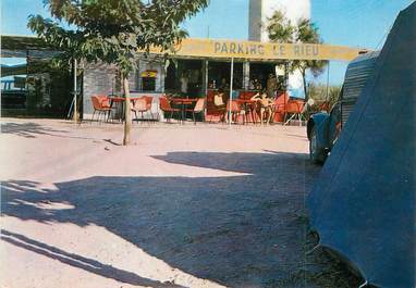 / CPSM FRANCE 34 "Marseillan plage, parking caravaning Le Rieu"