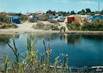 / CPSM FRANCE 34 "Marseillan plage, bord du canal et camping"