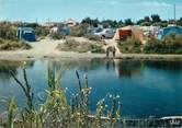 34 Herault / CPSM FRANCE 34 "Marseillan plage, bord du canal et camping"