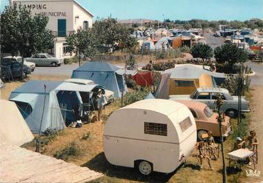 / CPSM FRANCE 34 "Marseillan plage" / CAMPING MUNICIPAL