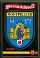 34 Herault / CPSM FRANCE 34 "Montpellier" / BLASON ADHESIF