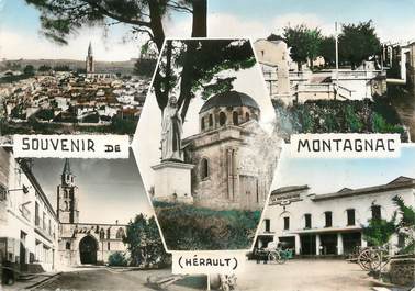 / CPSM FRANCE 34 "Souvenir de Montagnac"