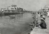 34 Herault / CPSM FRANCE 34 "Palavas les Flots, le canal, les quais, le casino"