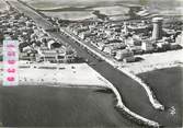 34 Herault / CPSM FRANCE 34  "Palavas les Flots, vue générale aérienne sur le centre de la ville"