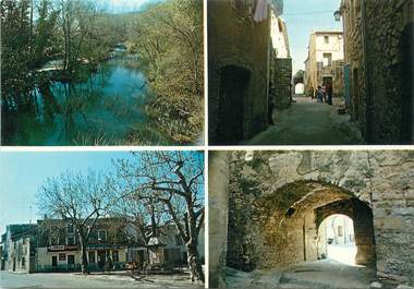 / CPSM FRANCE 34 "Prades le Lez, rues du vieux Prades, la place"