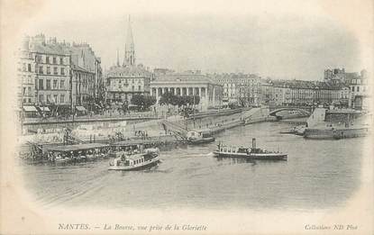 / CPA FRANCE 44 "Nantes, la bourse, vue prise de la Gloriette"