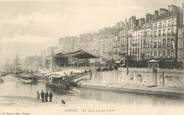 44 Loire Atlantique / CPA FRANCE 44 " Nantes, le quai de la fosse "