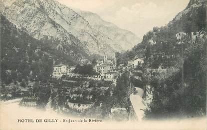 / CPA FRANCE 06 "Hôtel Gilly, Saint Jean de la Rivière"