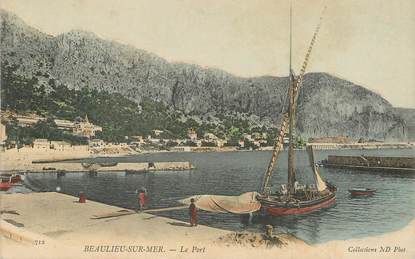 / CPA FRANCE 06 "Beaulieu sur Mer, le port"