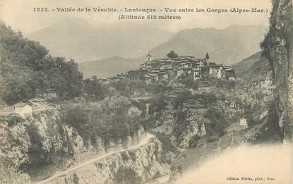 / CPA FRANCE 06 "Lantosque, vue entre les Gorges"