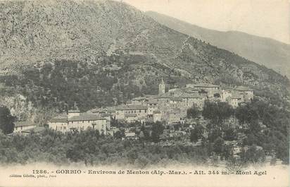 / CPA FRANCE 06 "Gorbio, Mont Agel"