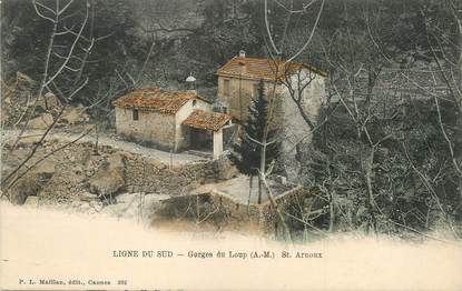 / CPA FRANCE 06 "Gorges du loup, Saint Arnoux"