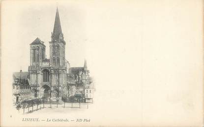 / CPA FRANCE 14 "Lisieux, la cathédrale"