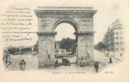 / CPA FRANCE 21 "Dijon, la porte Guillaume "