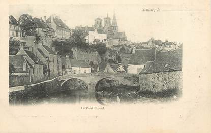 / CPA FRANCE 21 "Semur, le pont Pinard"