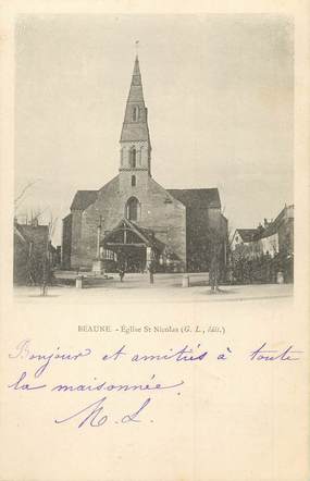 / CPA FRANCE 21 "Beaune, église Saint Nicolas"