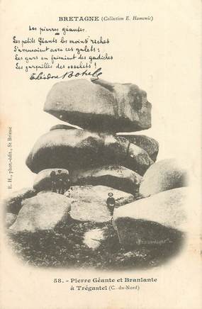 / CPA FRANCE 22 "Trégastel, pierre géante et Branlante"