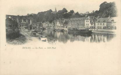 / CPA FRANCE 22 "Dinan, le port "