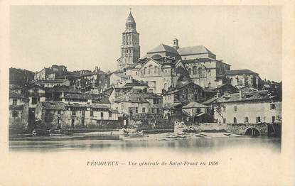 / CPA FRANCE 24 "Périgueux, vue générale de Saint Front en 1850"