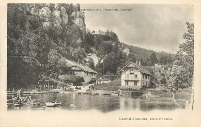 / CPA FRANCE 25 "Excursion en Franche Comté, saut du Doubs, côté France"