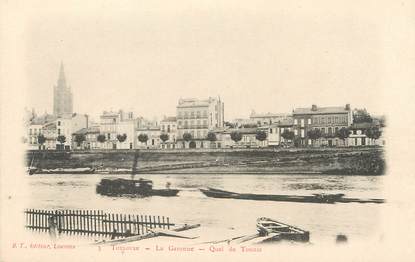 / CPA FRANCE 31 "Toulouse, la Garonne, quai de Tounis"