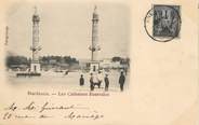 33 Gironde / CPA FRANCE 33 "Bordeaux, les colonnes Rostrales"