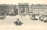 33 Gironde / CPA FRANCE 33 "Bordeaux, la place de Bourgogne"