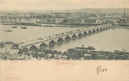 / CPA FRANCE 33 " Bordeaux, le pont"
