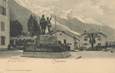 / CPA FRANCE 74 "Chamonix, monument Saussure"