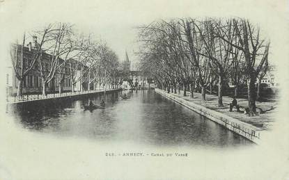 / CPA FRANCE 74 "Annecy, canal du Vassé"