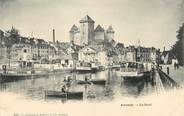 74 Haute Savoie / CPA FRANCE 74 "Annecy, le port"