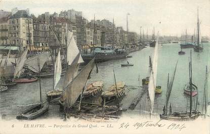 / CPA FRANCE 76 "Le Havre, perspective du grand quai"