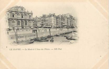 / CPA FRANCE 76 "Le Havre, le musée et l'Anse des  pilotes"