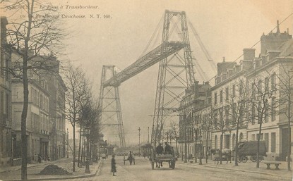 / CPA FRANCE 76 "Rouen, le pont à transbordeur "