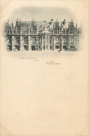 / CPA FRANCE 76 "Rouen, Palais de Justice"