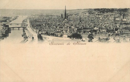/ CPA FRANCE 76 "Souvenir de Rouen"