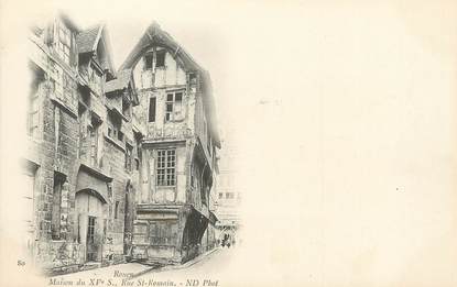 / CPA FRANCE 76 " Rouen, rue Saint Romain"