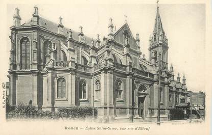 / CPA FRANCE 76 " Rouen, église Saint Sever"