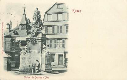 / CPA FRANCE 76 "Rouen, statue de Jeanne d'Arc"