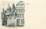 76 Seine Maritime / CPA FRANCE 76 "Rouen, statue de Jeanne d'Arc"