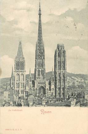 / CPA FRANCE 76 "Rouen, la cathédrale "