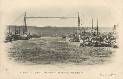 / CPA FRANCE 76 "Rouen, le pont  Transbordeur"