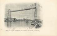 76 Seine Maritime / CPA FRANCE 76 "Rouen, le pont Transbordeur, vue prise de la rive gauche"