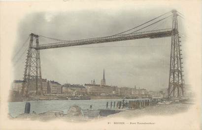 / CPA FRANCE 76  "Rouen, pont transbordeur"