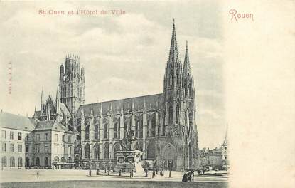 / CPA FRANCE 76  "Rouen, Saint Ouen et l'hôtel de ville"