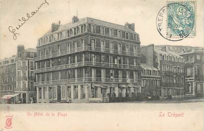 / CPA FRANCE 76 "Le Tréport, grand hôtel de la plage"