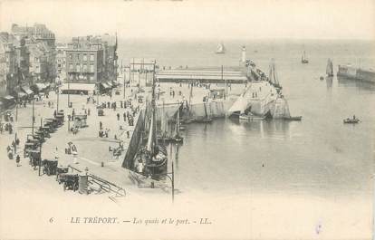 / CPA FRANCE 76 "Le Tréport, les quais et le port"