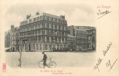 / CPA FRANCE 76 "Le Tréport, grand hôtel de la plage "