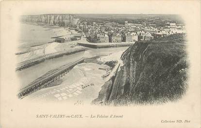 / CPA FRANCE 76 "Saint Valéry en Caux, les falaises d'Amont"